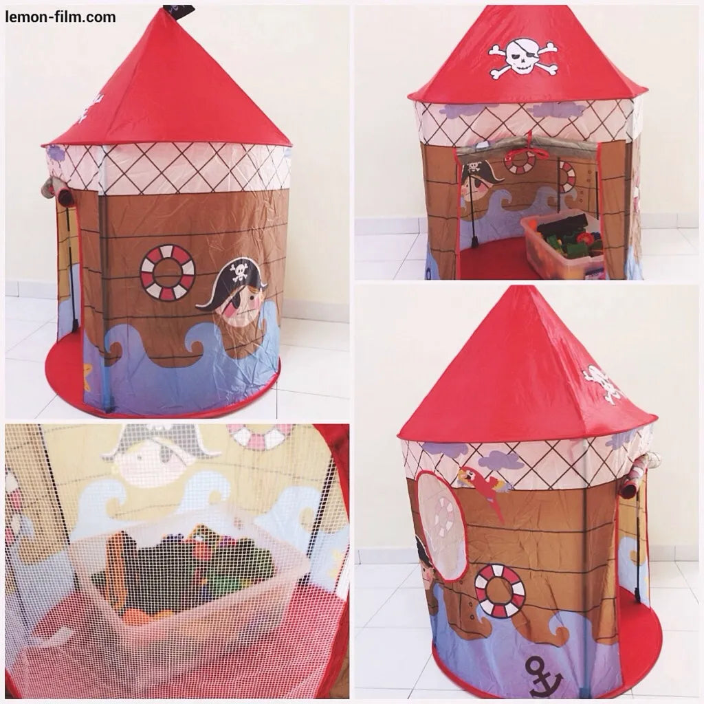 JUEGO INFANTIL CARPA CASTILLO ROJO