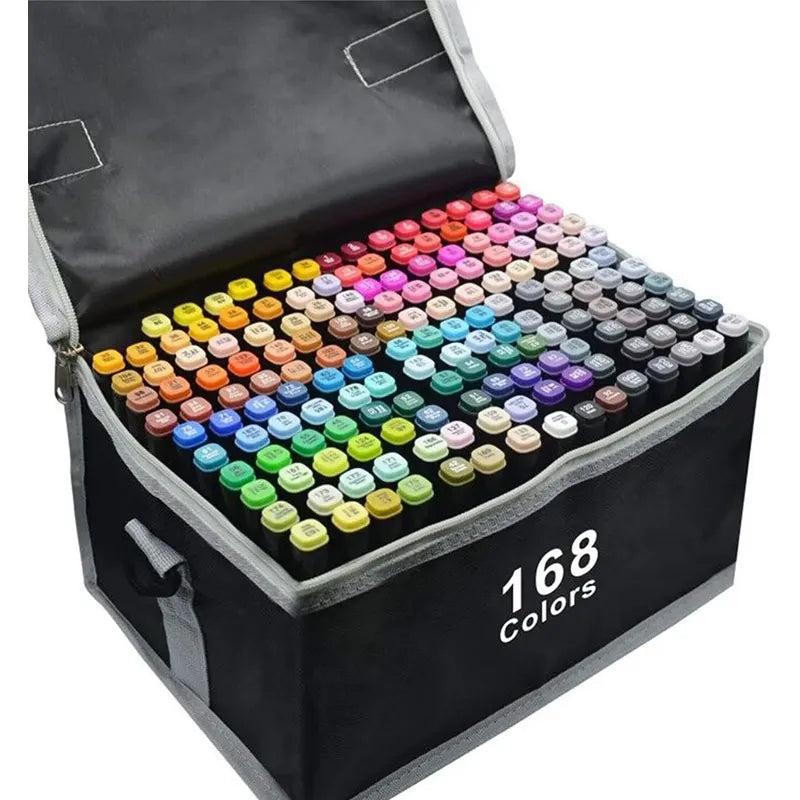 ESTUCHE DE MARCADORES 168PCS