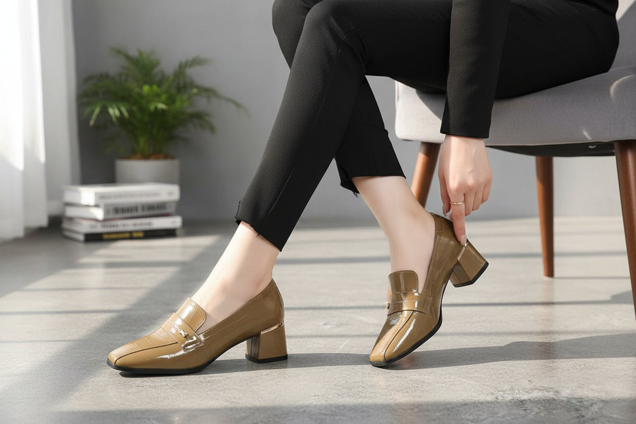 CALZADO TACONES CHAROL - Mujer Elegante